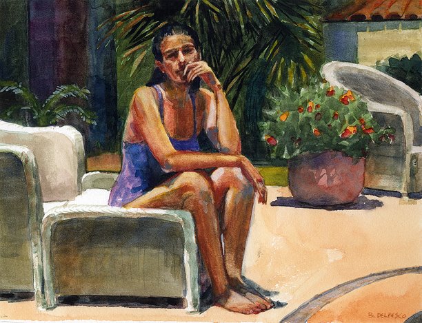 Sketching People in Watercolors - Belinda Del Pesco
