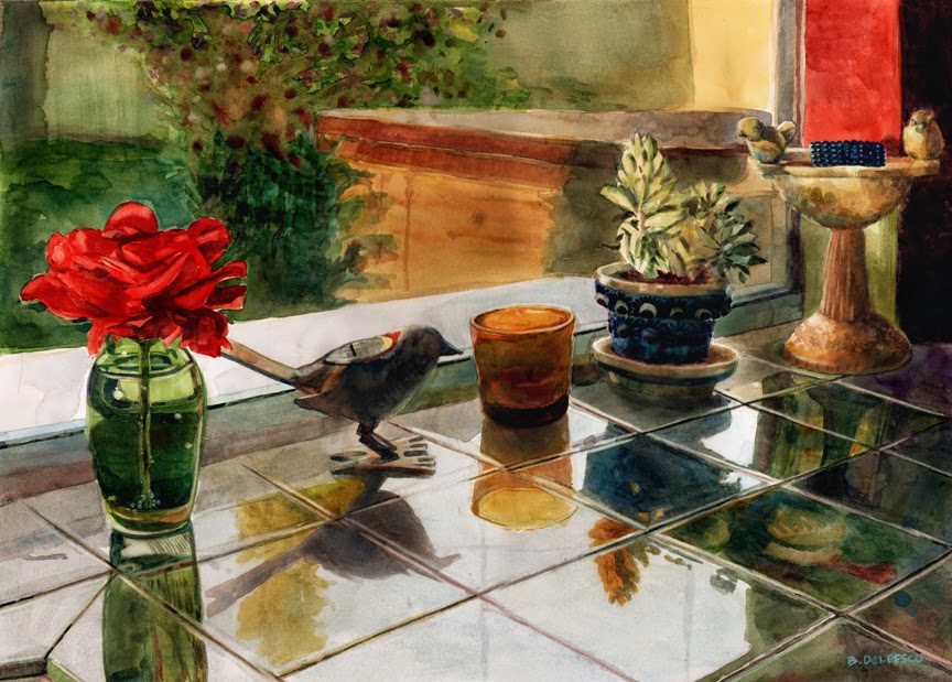 watercolor paintings from the kitchen