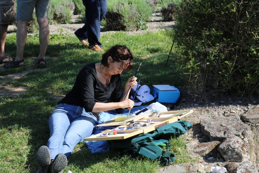 plein air painting and the public