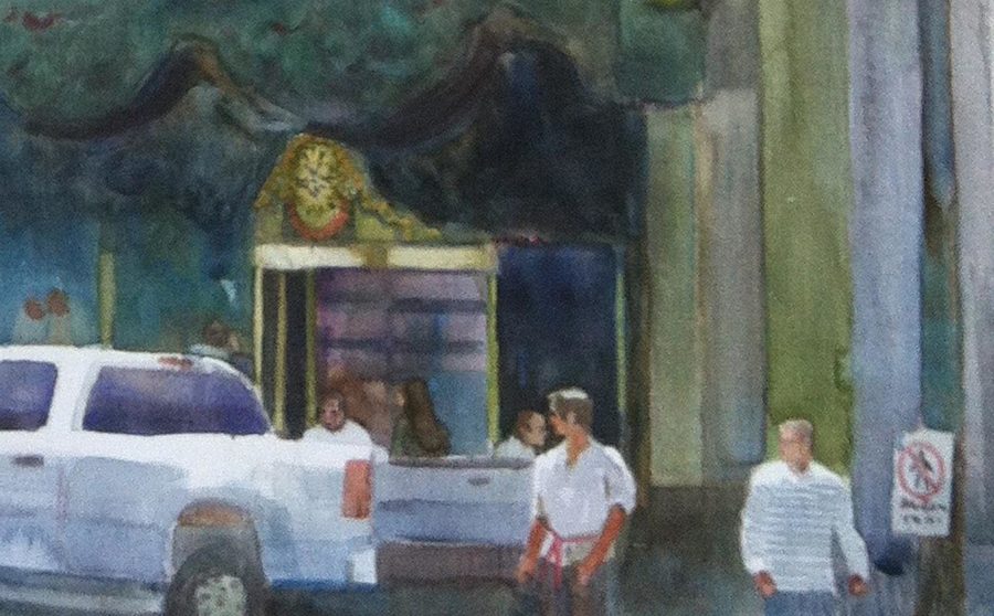 Painting an Urban Watercolor on Clear Gesso - Belinda Del Pesco